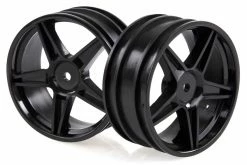 06008 | HSP 2.3" Black Front Buggy Rims 2Pcs