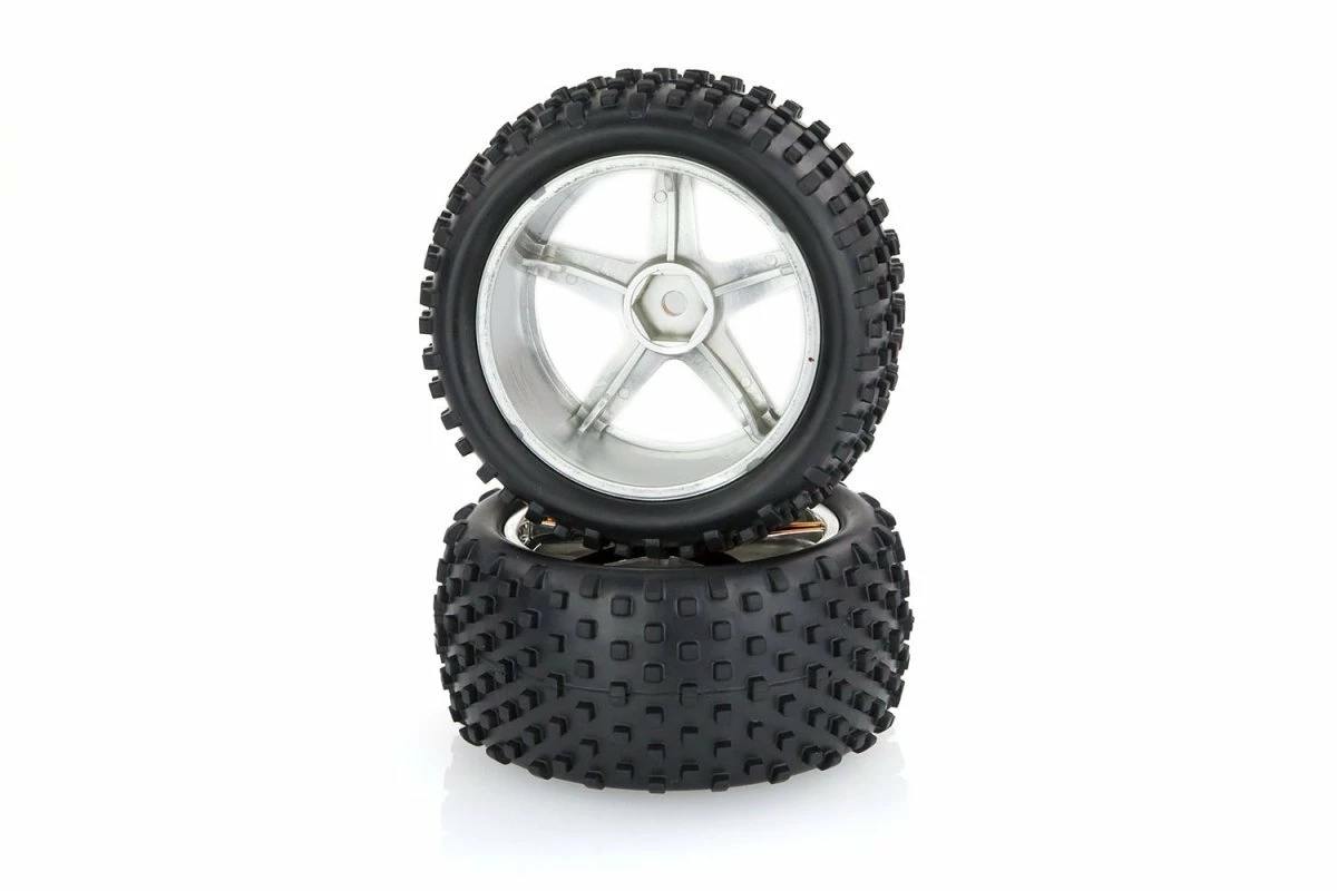 06026B | HSP 2.3" Rear Buggy Tyres On Orange Chrome Rims - Wheels 2Pcs 5 06026B | HSP 2.3" Rear Buggy Tyres On Orange Chrome Rims - Wheels 2Pcs - Image 3