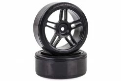 07003 | HSP 1.9" Drift Tyres On Black Rims - Wheels 2Pcs