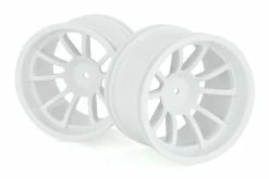 08008C | HSP 3.1" White Truck Rims 2Pcs