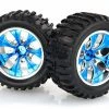 08010A | HSP 2.8" Off Road Tyres On Blue Chrome Rims - Wheels 2Pcs -HSPoutlet store HSP 08010A 01 1200x800 1