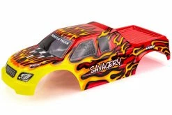 08302 | HSP 1/8 Savagery Truck Painted Red Body Shell