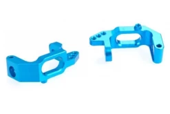 102010 | HSP Blue Aluminium Front Hub Carrier 2Pcs