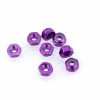 102048A | HSP 3mm Purple Aluminium Nyloc Nuts 8Pcs