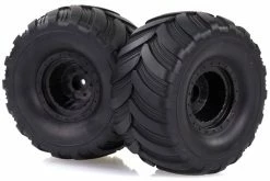 11215A | HSP 2.2" Crusher Off Road Tyres On Black Rims - Wheels 2Pcs