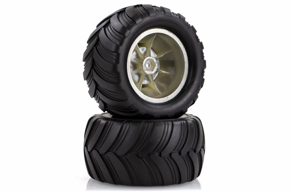 11215B | HSP 2.2" Crusher Off Road Tyres On Chrome Rims - Wheels 2Pcs 5 11215B | HSP 2.2" Crusher Off Road Tyres On Chrome Rims - Wheels 2Pcs - Image 3