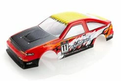 12318 | HSP 1/10 On Road Red Painted Body Shell