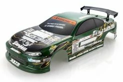 12363-G | HSP 1/10 On Road Painted Green Body Shell W/ LED Lights