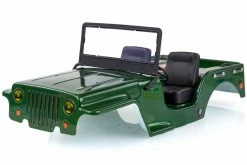 13670A | HSP 1/10 Off Road Scout Truck Painted Green Body Shell