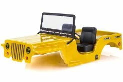 13670 | HSP 1/10 Off Road Scout Truck Painted Yellow Body Shell