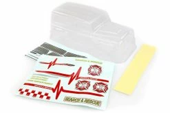 136993 | HSP 1/10 RC4 Rock Cruiser Truck Unpainted Body Shell W/ Masking & Decals