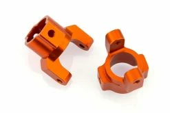 180003 | HSP Orange Aluminium Left & Right Steering Hub Carriers