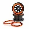 18071 | HSP 2.2" Black/Orange Beadlock Rims 2Pcs -HSPoutlet store HSP 18071 01 1200x800 1