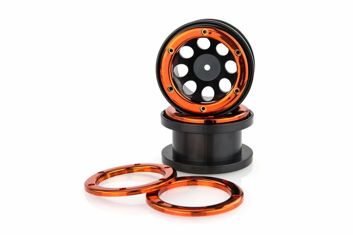 18071 | HSP 2.2" Black/Orange Beadlock Rims 2Pcs 3 18071 | HSP 2.2" Black/Orange Beadlock Rims 2Pcs