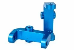 601005 | HSP Blue Aluminium Front Steering Hub Carriers 2Pcs