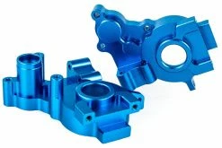 601016 | HSP Blue Aluminium 2WD Gearbox Case Set