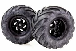 60159 | HSP 2.2" Crusher Off Road Tyres On Black Rims - Wheels 2Pcs