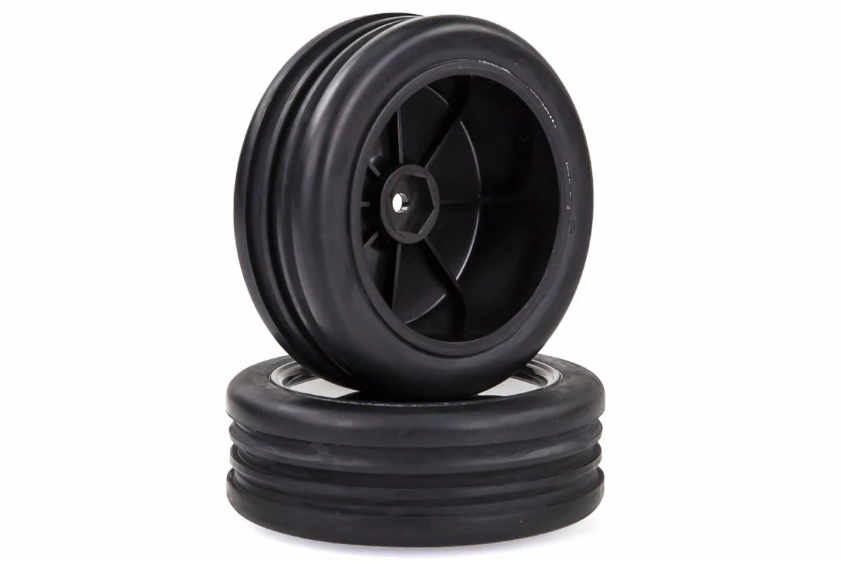 60247 | HSP 2.3" Mongoose Front Ribbed Tyres On Black Dish Rims - Wheels 2Pcs 5 60247 | HSP 2.3" Mongoose Front Ribbed Tyres On Black Dish Rims - Wheels 2Pcs - Image 3