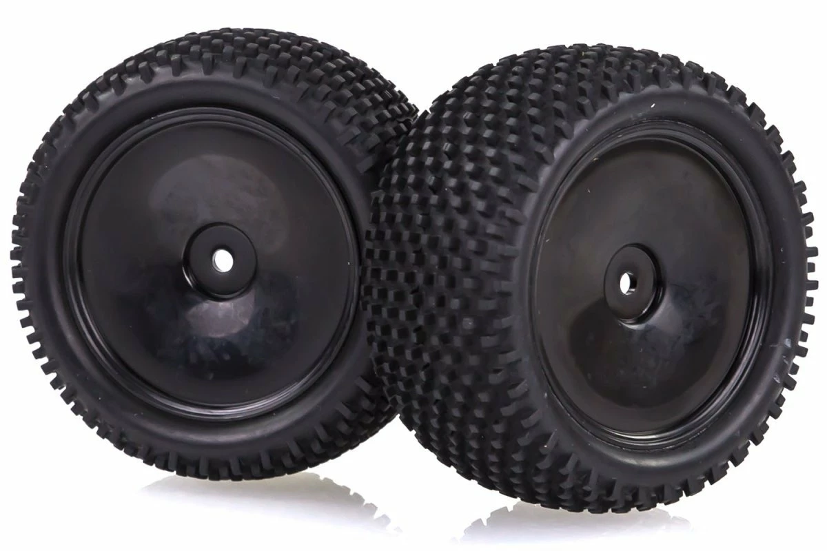 60248 | HSP 2.3" Mongoose Rear Knobby Tyres On Black Dish Rims - Wheels 2Pcs 3 60248 | HSP 2.3" Mongoose Rear Knobby Tyres On Black Dish Rims - Wheels 2Pcs