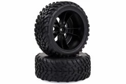60707 | HSP 2.2/3.0" Storm Off Road Tyres On Black Rims - Glued Wheels 2Pcs -HSPoutlet store HSP 60707 03 1200x800 1