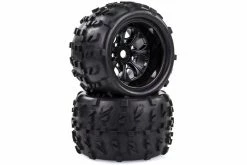 62012 | HSP 3.8" Off Road Tyres On Black Rims - Wheels 2Pcs
