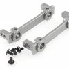 680026 | HSP RC4 Gunmetal Aluminium Front & Rear Bumper Mounts W/ Screws