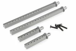 680029 | HSP RC4 Gunmetal Aluminium Body Post Set W/ Screws