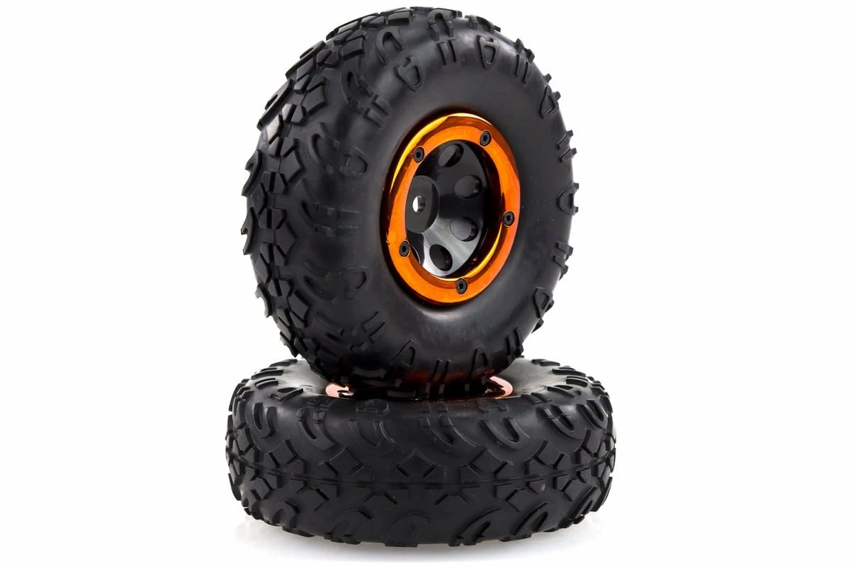 68023 | HSP 1.9" Kulak Soft Off Road Tyres On Black Rims - Beadlocked Wheels 2Pcs 4 68023 | HSP 1.9" Kulak Soft Off Road Tyres On Black Rims - Beadlocked Wheels 2Pcs - Image 2