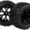 70121 | HSP 2.8" MT-Cyclone Tyres On Black Spoke Rims - Glued Truck Wheels W/ Foam 2Pcs -HSPoutlet store HSP 70121 00 1200x800 1