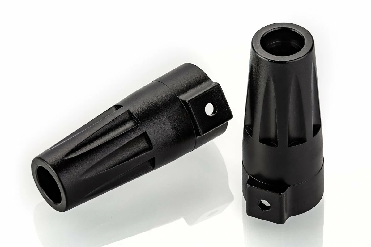 705008 | HSP Black Aluminium Axle Housing Extensions 2Pcs 1 705008 | HSP Black Aluminium Axle Housing Extensions 2Pcs