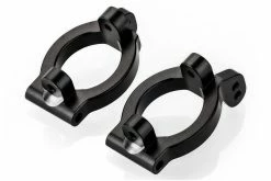 705010 | HSP Black Aluminium Steering Hub Carriers (C-Hubs) 2Pcs