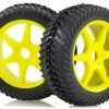 81035A | HSP 2.8" Off Road Tyres On Yellow Rims - Wheels 2Pcs -HSPoutlet store HSP 81035A 01 1200x800 1