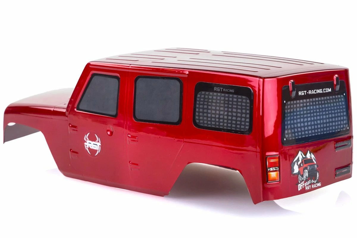 86100-1 | HSP 1/10 Off Road Crawler Painted Red Body Shell 4 86100-1 | HSP 1/10 Off Road Crawler Painted Red Body Shell - Image 2