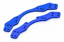 96302 | HSP Dark Blue Aluminium Rear Body Post Mounting Plates 2Pcs