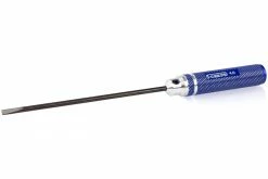 H295340 | HSP Blue Aluminium 4.0mm Flat Head Long Screwdriver