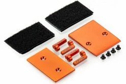 P620018 | HSP Orange Aluminium Body Posts W/ Mounting Plates Set