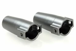 P860008 | HSP Gunmetal Aluminium Rear Straight Axle Covers 2Pcs